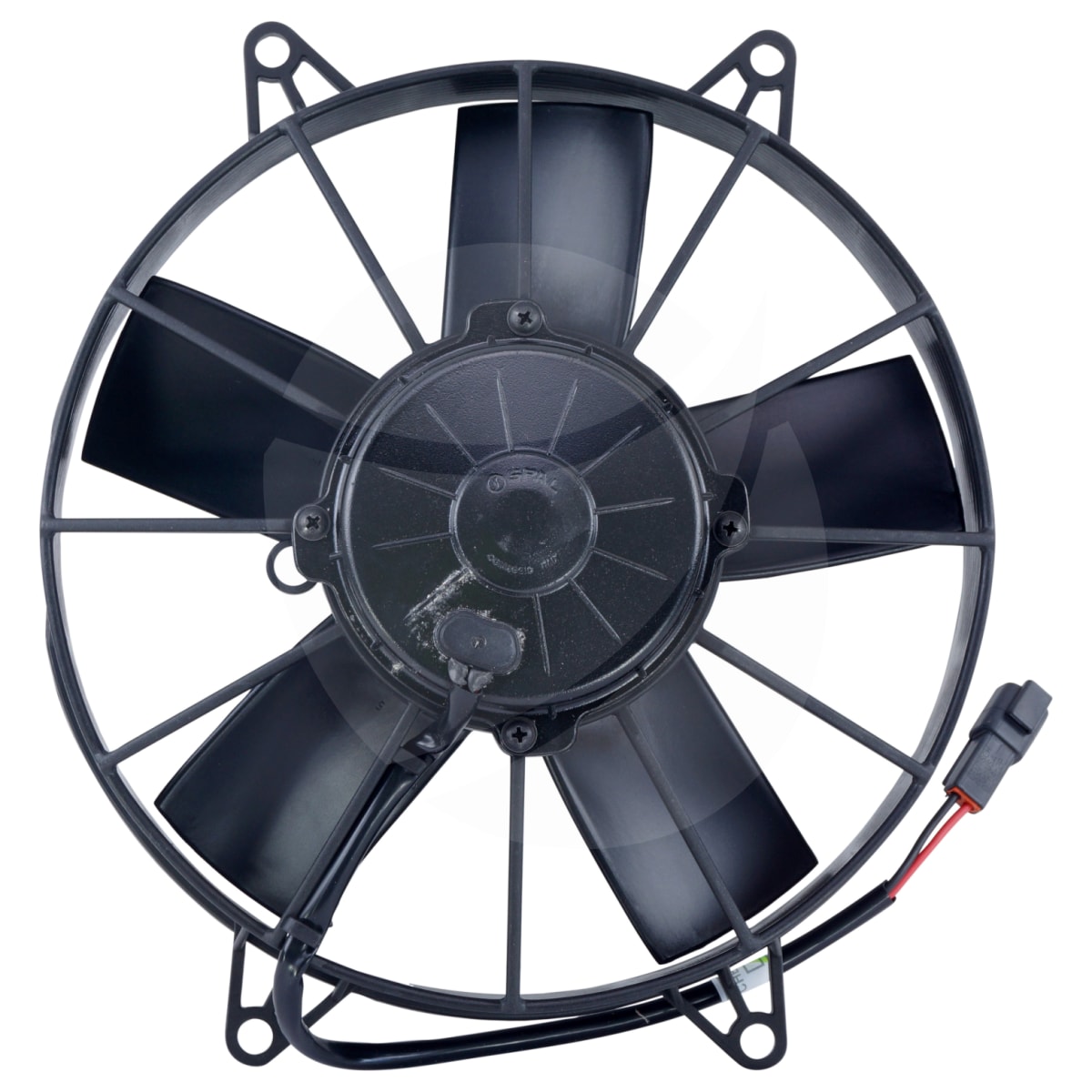 FAN, CONDENSER, SPAL, 24V, 255MM (10 INCH), PULLER, PADDLE BLADE, LONG